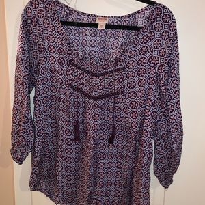 Patterned Blouse